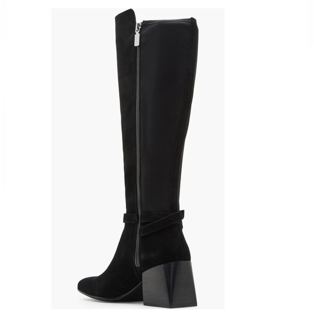 Blondo Twyla Waterproof Knee High Suede Leather Boot, Black, Size 8, NWT - Picture 6 of 17